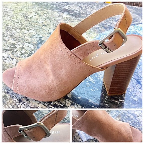 Madden Girl Shoes - NIB Powder Pink Sling Shooties Sz 9